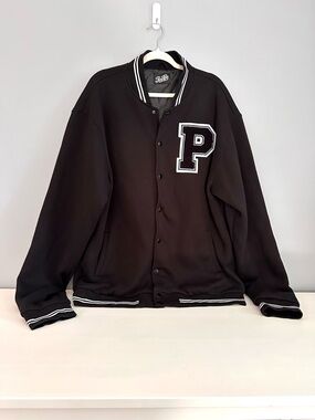 Pepsi Cola - Men’s, Bomber, Baseball, Varsity, Jacket, Black. Size XL